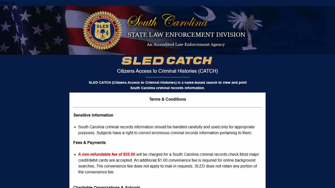 Sled Catch - South Carolina